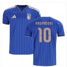 Men RASPADORI #10 Italy Home World Cup Jersey 2026-2027 Shirt Soccer Football 26-27