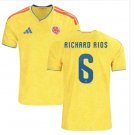 Men RICHARD RIOS #6 Colombia Home World Cup Jersey 2026-2027 Shirt Soccer Football 26-27