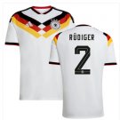 Men RÜDIGER #2 Germany Home World Cup Jersey 2026-2027 Shirt Soccer Football 26-27