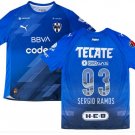 Men SERGIO RAMOS #93 Monterrey Blue 3rd Third Jersey 2025-2026 Shirt Soccer Football 25-26
