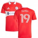 Men BAMBA #19 Chicago Fire Home Jersey 2026-2027 Shirt Soccer Football 26-27