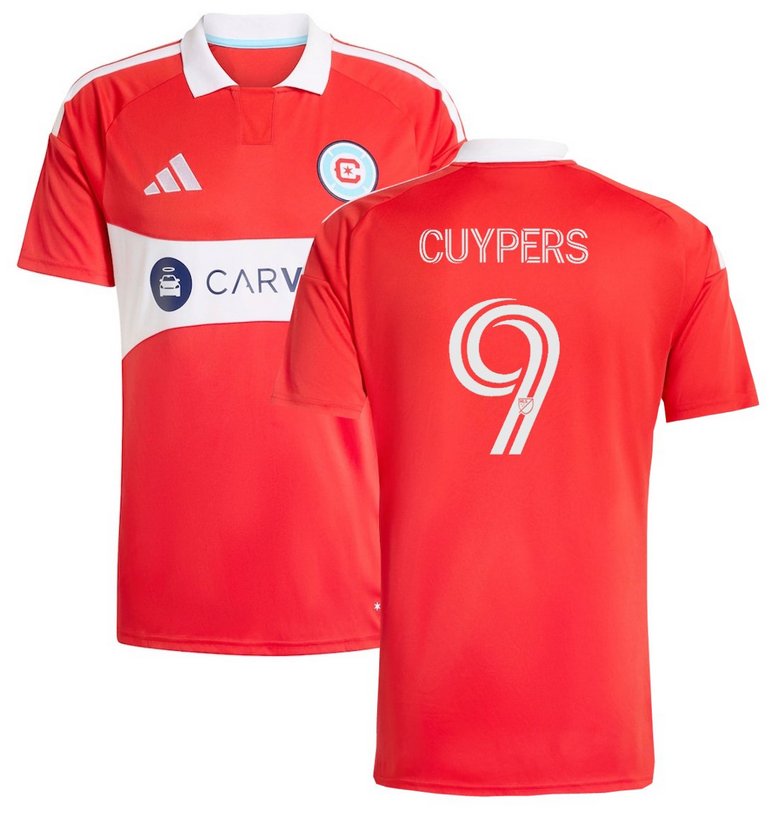 Men CUYPERS #9 Chicago Fire Home Jersey 2026-2027 Shirt Soccer Football 26-27