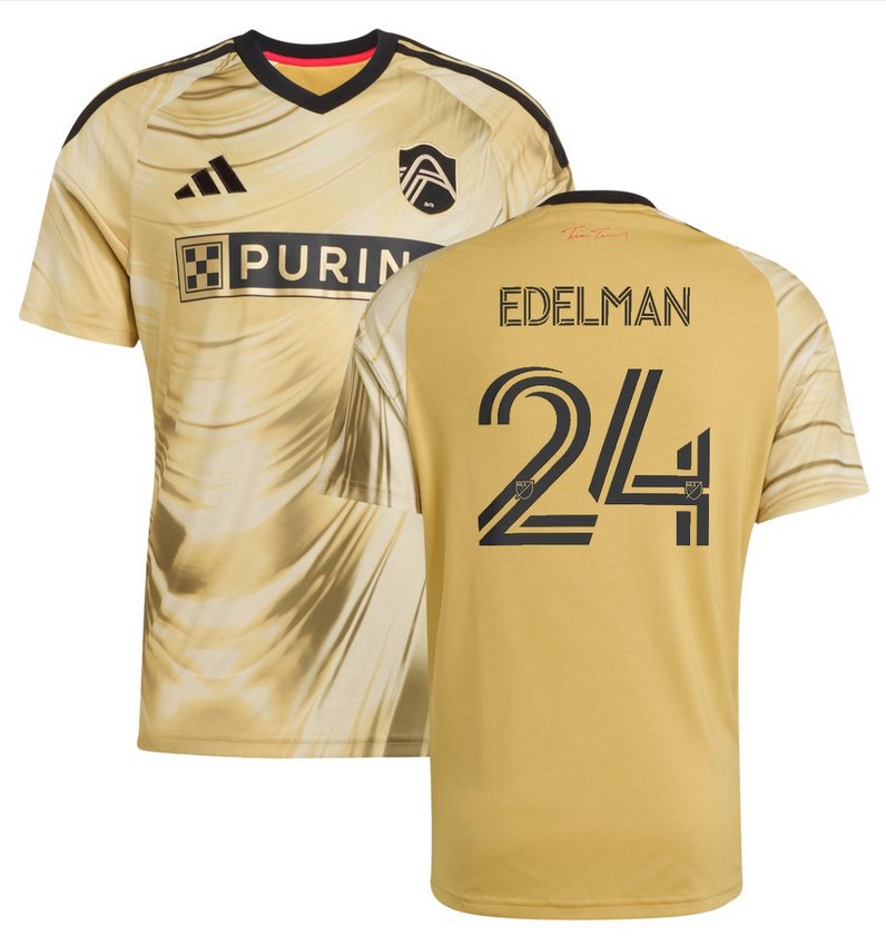 Men EDELMAN #24 St. Louis City SC Away Jersey 2026-2027 Shirt Soccer Football 26-27