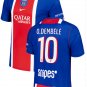 Men O. DEMB&Atilde;�L&Atilde;� #10 Paris Saint Germain Home Jersey 2026-2027 Shirt Soccer Football 26-27