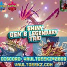 Shiny Gen 8 Legendarys = Zacian - Zamazenta - Eternatus = Pokemon Sword & Shield