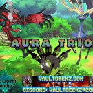 Pokemon Sword and Shield  Ultra Shiny Battle Ready - Aura Trio