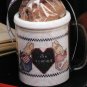 Cross Stitch Chart - TEACHER Raspberry Tea Pattern Needlepoint Vintage from 1991