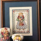 Cross Stitch Chart - PEACE ANGEL Folk Art - Pattern Needlepoint Vintage from 1991