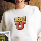 Cross Stitch Chart - BOO U Halloween Pattern Needlepoint Vintage from 1991