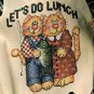 Cross Stitch Chart - LET's DO LUNCH Kitty Cats Pattern Needlepoint Vintage from 1991