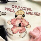 Cross Stitch Chart - OFFICIAL MALL WALKER Pattern Needlepoint Vintage from 1991