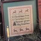 Cross Stitch Chart - O CHRISTMAS TREE Sampler- Pattern Needlepoint Vintage from 1991