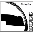 Nebraska State SVG Files | Nebraska Silhouette Cut Files | United States of America Vector Files