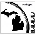 Michigan State SVG Files | Nebraska Silhouette Cut Files | United States of America Vector Files