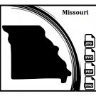 Missouri State SVG Files | Nebraska Silhouette Cut Files | United States of America Vector Files