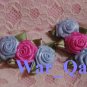 Shabby Chic Baby Blue & Powder Pink Snap Clips - Baby, Toddler, Girls