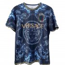 Blue 2022 Italy x Versace Special Edition Jersey