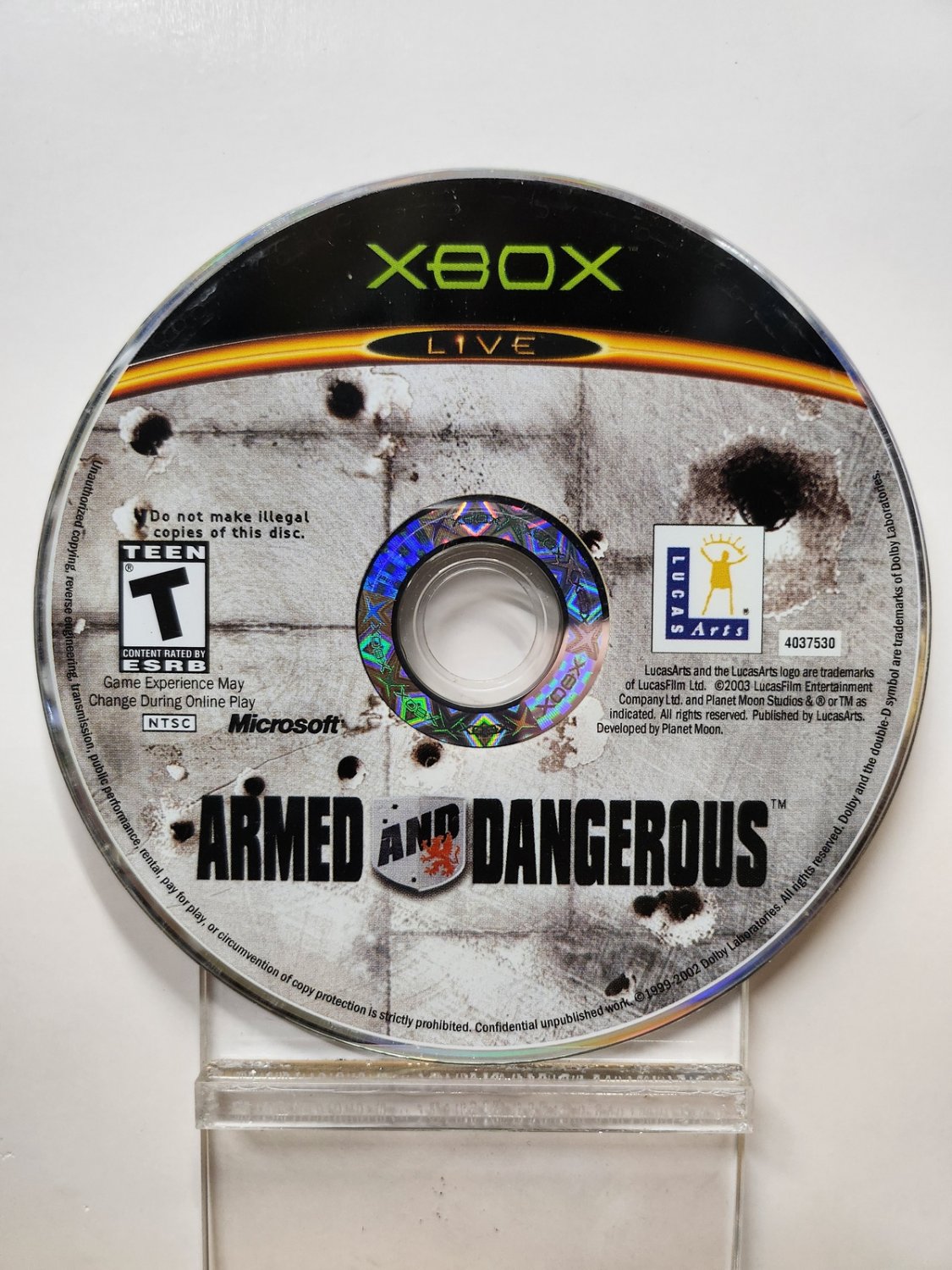 Armed and Dangerous (Xbox, 2003) Authentic Disc Only