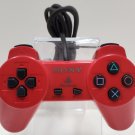 Official Sony PlayStation 1 PS1 SCPH-1080 Red Controller. Tested. Authentic.