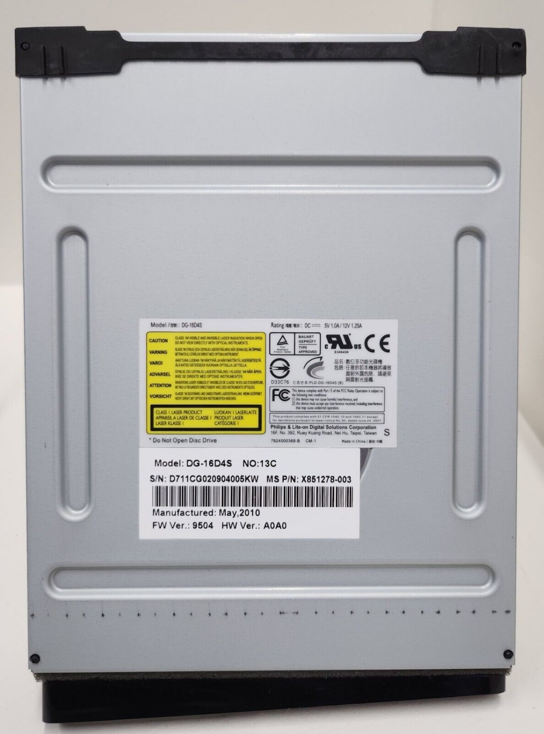 XBOX SLIM Philips Lite-On DG-16D4S  DVD REPLACEMENT DRIVE with PCB