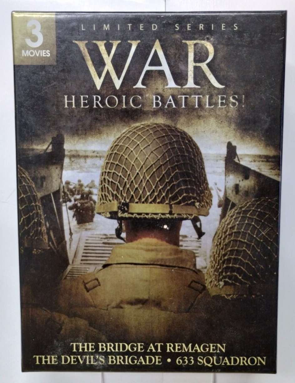 The Bridge at Remagen/The Devils Brigade/633 Squadron DVD 3 War Films Pack