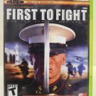 First To Fight (Xbox, 2005) Authentic Complete