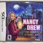 Nancy Drew the Hidden Staircase (Nintendo DS, 2008) Authentic Complete