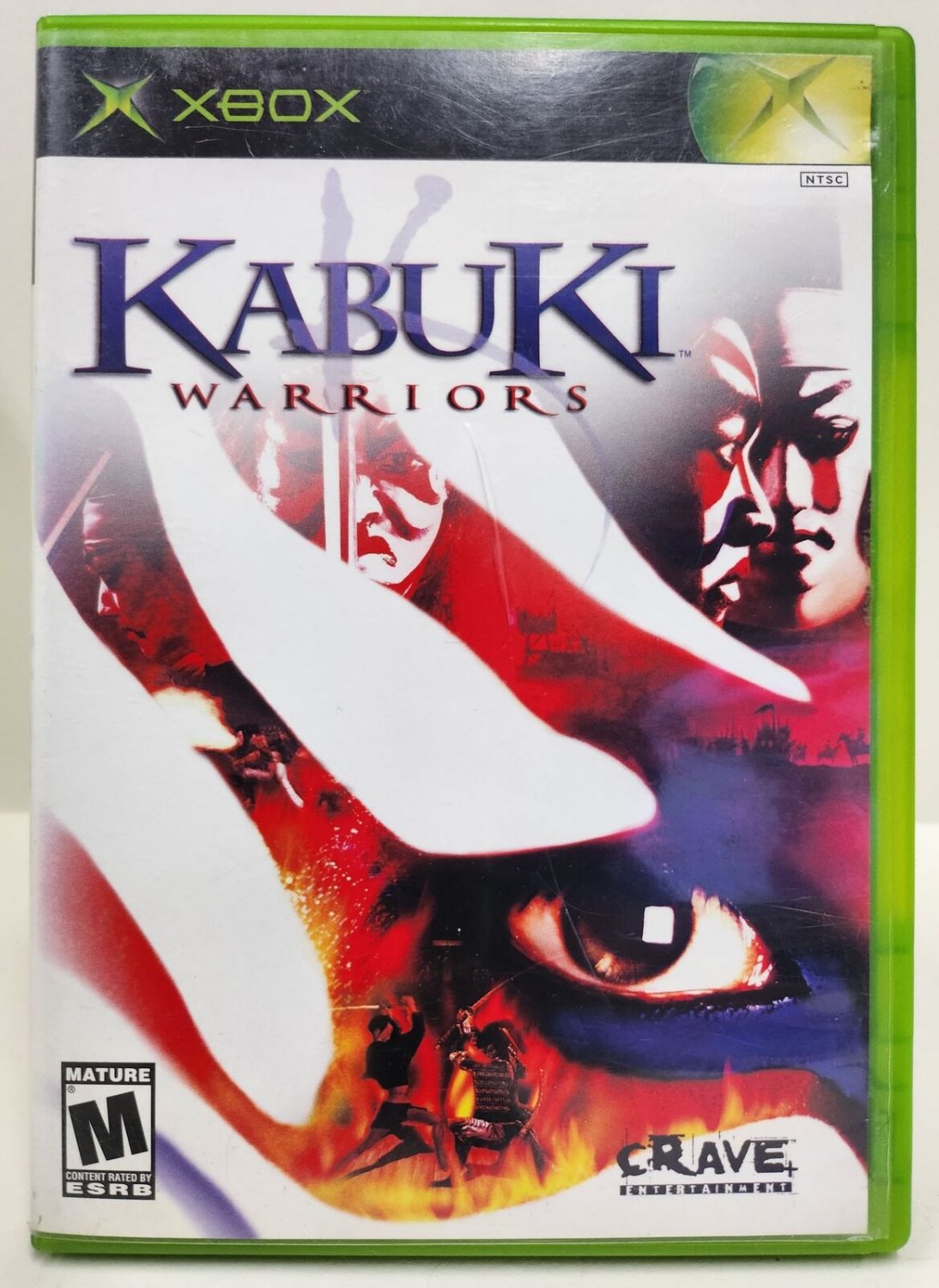 Kabuki Warriors (Xbox, 2001) Authentic Complete