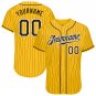 Personalized Custom Stripe Line Color Baseball Jersey