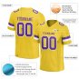 Custom Yellow Football Jersey Athletic Shirt For Adult Youth