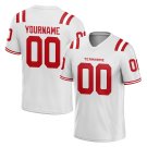 Custom White Football Unisex Jersey Athletic Shirt