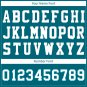 Custom Teal Football Jersey Player Fans Team Uniforms For Adult Youth