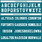 Custom Teal Football Jersey Player Fans Team Uniforms For Adult Youth