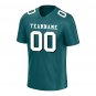 Custom Teal Football Jersey Player Fans Team Uniforms For Adult Youth