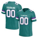 Custom Teal Football Jersey Player Fans Team Uniforms For Adult Youth