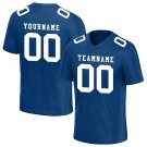 Custom Slate Blue Football Jersey Player Fans Team Uniforms