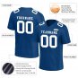 Custom Slate Blue Football Jersey Player Fans Team Uniforms