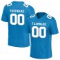 Custom Sky Blue Football Jersey Player Fans Team Uniforms