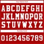 Custom Ruby Red Football Jersey Player Fans Team Uniforms For Adult Youth
