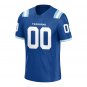 Custom Royal Football Jersey Athletic Shirt For Unisex Adult and Youth