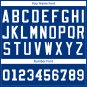 Custom Royal Football Jersey Athletic Shirt For Unisex Adult and Youth