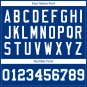 Custom Royal Football Jersey Athletic Shirt For Adult Youth