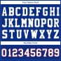 Custom Adult and Youth Royal Blue Football Jersey Player Fans Team Uniforms