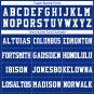 Custom Adult and Youth Royal Blue Football Jersey Player Fans Team Uniforms