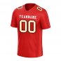 Custom Red Football Jersey Player Fans Team Uniforms For Adult Youth