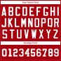 Custom Red Football Jersey Athletic Shirt For Adult Youth Unisex