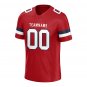 Custom Men's and Women's Red Football Jersey Athletic Shirt