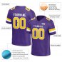 Custom Purple Football Jersey Athletic Shirt For Adult and Youth