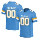 Custom Powder Blue Football Jersey Athletic Shirt For Adult and Youth