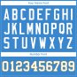 Custom Powder Blue Football Jersey Athletic Shirt For Adult and Youth